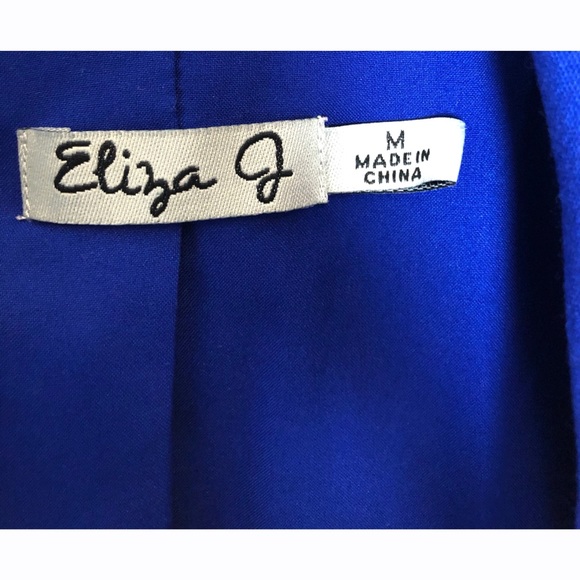 Eliza J Royal Blue Blazer Jacket Size Medium - Picture 3 of 6